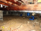 Water damage or Flood damage in crawl space_2